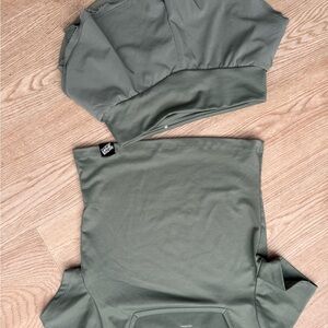 Justice Olive Green Top